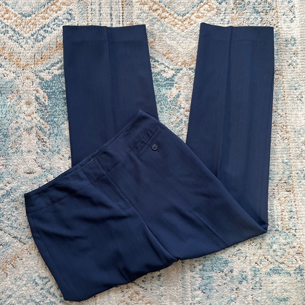 [Atelier] Navy Blue Pleated Pants-Size 6